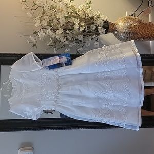 Keepsake Girls' Special Occasion Size-7 White Dress, NWT